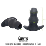 Brutus Adult Toys Black Ergo Bum Tunnel Plug XL 8718858989003