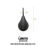 Brutus Adult Toys Black Shower Bulb 224ml Compact 8718858989263