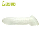 Brutus Adult Toys Clear Almighty Ribbed Cocksheath 18cm 8718858989195