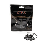 CB-X Adult Toys Black Cockcage Plastic Locks 10pc 094922347602