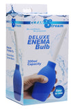 CleanStream Adult Toys Blue Deluxe Enema Bulb Blue 848518015310