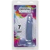 Crystal Jellies Adult Toys Clear 7 in Realistic Cock With Balls Clear 782421785710