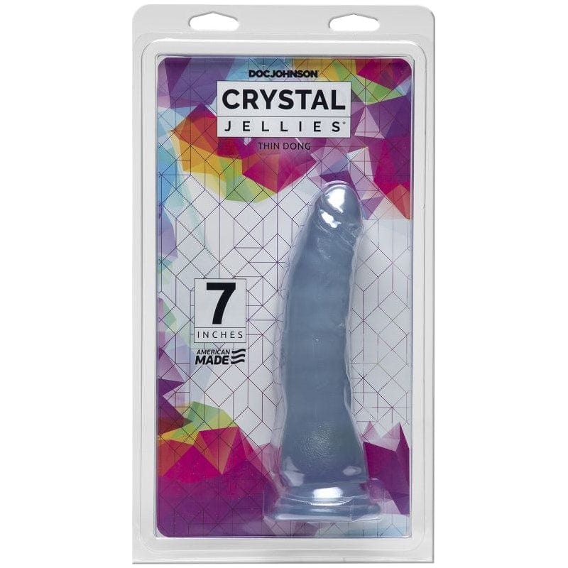 Crystal Jellies Adult Toys Clear 7 in Thin Dong Clear 782421073183