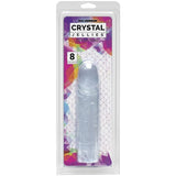 Crystal Jellies Adult Toys Clear 8 in Classic Dong Clear 782421123307