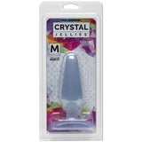 Crystal Jellies Adult Toys Clear Medium Butt Plug Clear 782421125509
