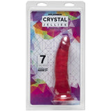 Crystal Jellies Adult Toys Pink 7 in Thin Dong Pink 782421073176