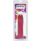 Crystal Jellies Adult Toys Pink 8 in Classic Dong Pink 782421123000