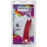 Crystal Jellies Adult Toys Pink Slim Dong 6.5 in Pink 782421073145