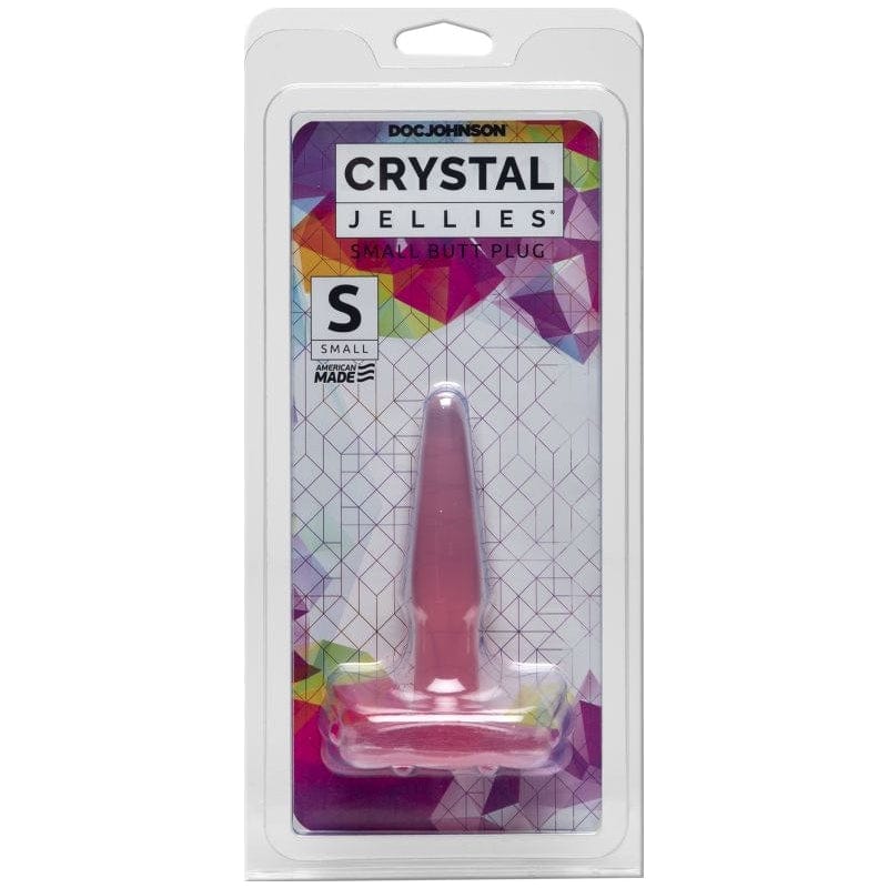 Crystal Jellies Adult Toys Pink Small Butt Plug Pink 782421124908