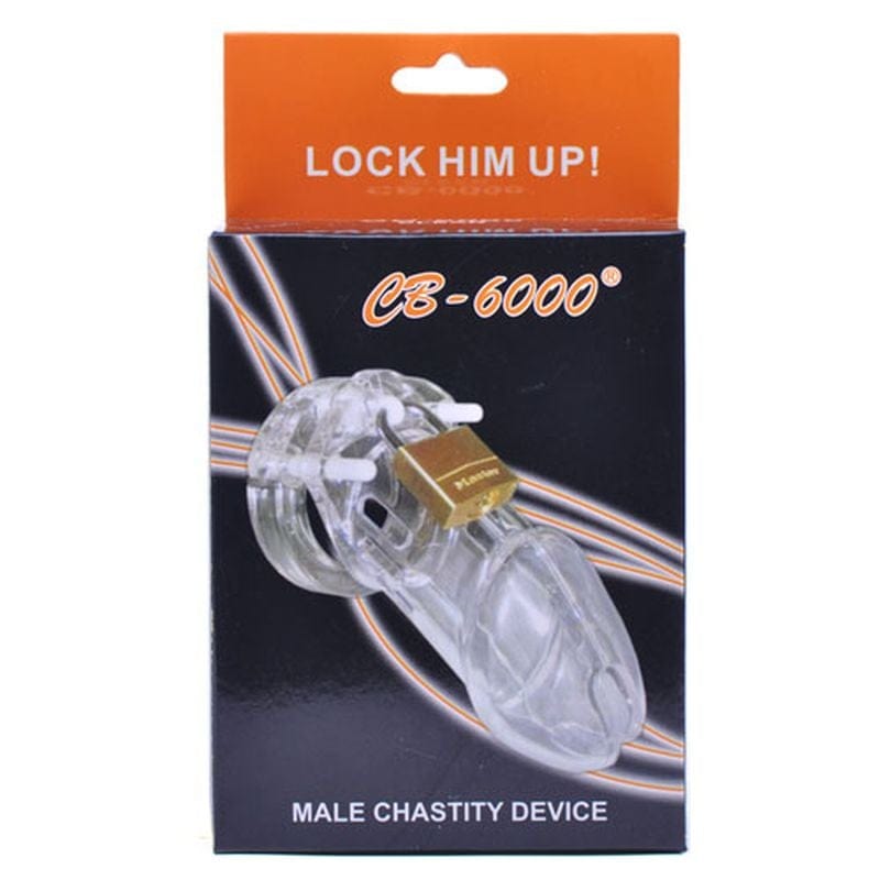 Daytona Adult Toys Clear Male Chastity Kit Clear