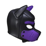 Daytona Adult Toys Purple Puppy Play Mask Purple 7486245896190