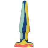 Doc Johnson ANAL TOYS Coloured A-Play Groovy Silicone Anal Plug- 5 inch - Sunrise  12.7 cm Butt Plug 782421083311