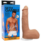 Doc Johnson DONGS Flesh Signature Cocks - Seth Gamble -  20.3 cm (8'') Dong with Vac-U-Lock Base 782421080181