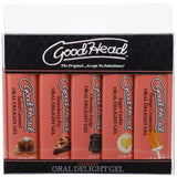 Doc Johnson LOTIONS & LUBES GoodHead Oral Delight Gel - Desserts - Flavoured Oral Gels - Set of 5 x 30ml Bottles 782421083229