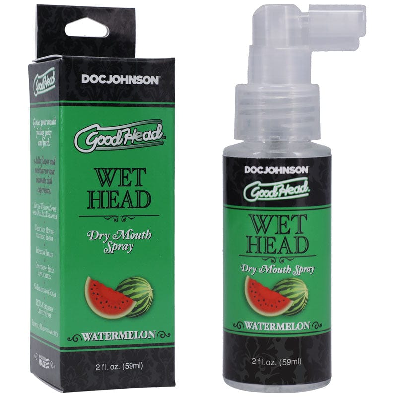 Doc Johnson LOTIONS & LUBES Goodhead Wet Head Dry Mouth Spray - Watermelon Flavoured 782421080624