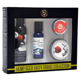 Earthly Body LOTIONS & LUBES Hemp Seed Tasty Travel Collection - Strawberry Scented Lotion Kit - 4 Piece Set 814487021508