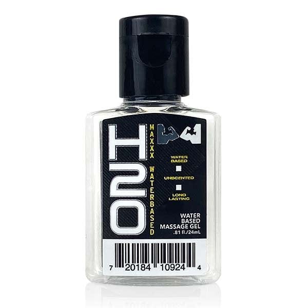 H2O Maxxx Lubricant Gel Travel Size 24ml Water-Based Sexual Wellness Product Lubricants, Creams & Glides