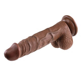 Evolved DONGS Brown Evolved REALISTIC DILDO 8'' DARK -  21 cm Dong 844477020143