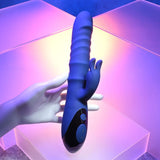 Evolved VIBRATORS-RABBIT Blue Evolved The Ringer -  23.8 cm USB Rechargeable Rabbit Vibrator 844477021232