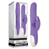 Evolved VIBRATORS-RABBIT Purple Thick & Thrust Bunny -  17 cm (6.7'') USB Rechargeable Thrusting Rabbit Vibrator 844477012872