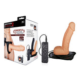 Excellent Power STRAP-ONS Flesh Erection Assistant 2 Vibrating Hollow Strap-On -  21.5 cm Vibrating Hollow Strap-On 4897078631252