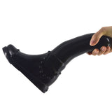 FAAK Adult Toys Black The Boot Dildo Black 634824498556