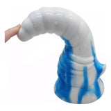 FAAK Adult Toys Blue Bull Horn Inspired Dildo