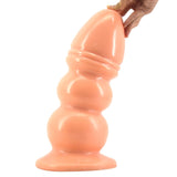 FAAK Adult Toys Flesh Huge Anal Plug - Flesh