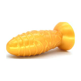 FAAK Adult Toys Gold Dome Anal Plug Gold