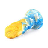 FAAK Adult Toys Gold Dragon Anal Plug Gold/Blue