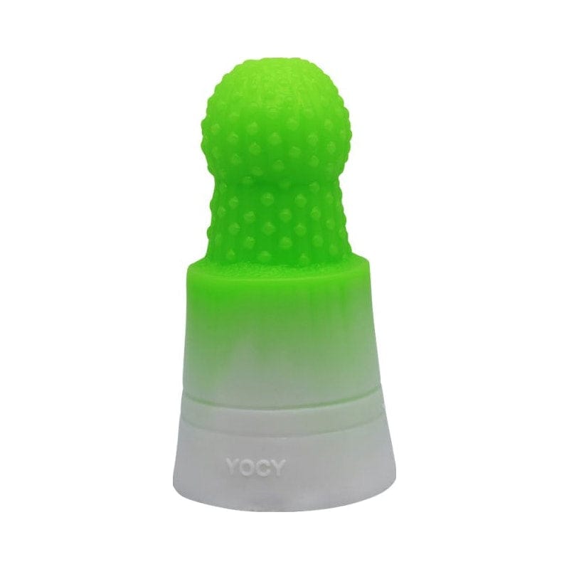 FAAK Adult Toys Green Prickly Pear Anal Plug Green