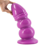 FAAK Adult Toys Purple Huge Anal Plug - Purple