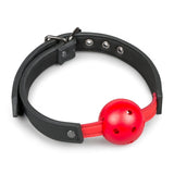 Fetish Collection Adult Toys Red Ball Gag With PVC Ball Red 8718627528273
