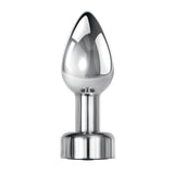 Gender X ANAL TOYS Chrome Gender X ROCKIN' METAL PLUG - Metallic 9.3 cm USB Rechargeable Butt Plug 844477019086