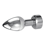 Gender X ANAL TOYS Chrome Gender X ROCKIN' METAL PLUG - Metallic 9.3 cm USB Rechargeable Butt Plug 844477019086