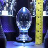 Gender X ANAL TOYS Clear Gender X Crystal Ball -  Glass  Butt Plug with Suction Base 844477021034