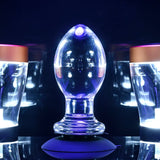 Gender X ANAL TOYS Clear Gender X Crystal Ball -  Glass  Butt Plug with Suction Base 844477021034