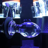 Gender X ANAL TOYS Clear Gender X Crystal Ball -  Glass  Butt Plug with Suction Base 844477021034