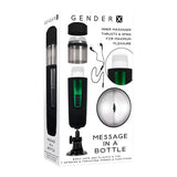 Gender X MASTURBATORS Gender X MESSAGE IN A BOTTLE - USB Rechargeable Thrusting & Spinning Masturbator 844477019062
