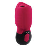 Gender X STIMULATORS Gender X BODY KISSES - Black/Red USB Rechargeable Sucking Stimulator 844477020211