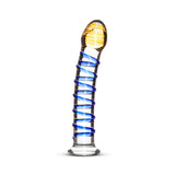 Gildo Adult Toys Blue Glass Dildo No 1 8719497660186