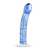 Gildo Adult Toys Blue Glass Dildo No 5 8719497660438