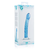 Gildo Adult Toys Blue Glass Dildo No 5 8719497660438