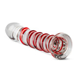 Gildo Adult Toys Red Glass Dildo No 15 8719497660346