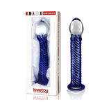 Glass Romance Adult Toys Blue Glass Romance 7 Blue 7.5in 6970260902847