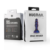 Hueman Adult Toys Blue Space Invader Vibrating Anal Plug 8719934002715