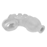 Hunkyjunk Adult Toys Grey LOCKDOWN Cage Chastity by Hunkyjunk Ice 840215119841