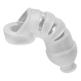 Hunkyjunk Adult Toys Grey LOCKDOWN Cage Chastity by Hunkyjunk Ice 840215119841