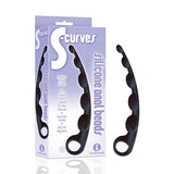 Icon Brands ANAL TOYS Black The 9's S-Curves -  Anal Beads 847841026505