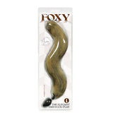Foxy Fox Tail Silicone Butt Plug - Ginger - 46 cm Tail